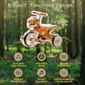 Xuanlur Kids Ride on Dinosaur Tricycle, Toddlers Kid Trike with Wide Flash Wheels, Anti Slip Pedals, Rear Basket, Music & LED Lights, Toddler Bike